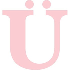 Resim Karton Harf Banner Pembe Ü 