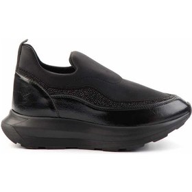 Resim Bambi Siyah Siyah Kadın Sneaker K01212444417 Siyah 