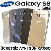 Resim Samsung Galaxy S8 Arka Pil Batarya Kapağı (Cam). (368840671) 