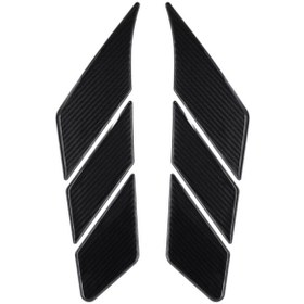 Resim Cf-450/mt İle Uyumlu Yan Depo 6d Karbon Kaydırmaz Tank Pad Karbon - Siyah 