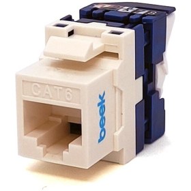 Resim Cat6 Utp 180 Derece Döndürmeli Tip Aletsiz Sonlandırılabilen Legrand Stili Keystone Jack C 