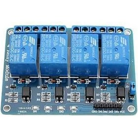 Resim 5V Röle Modülü 4 Kanal Arduino ve Raspberry Pi Uyumlu 