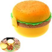 Resim Hamburger Tasarımlı Beslenme Kabı 
