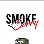 Resim OkyayWorks Smoke Sorry Sticker - Siyah 