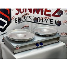 Resim Paslanmaz Çiftli Tantuni Ocağı Lpgli 50 110 Cm Özel Üretim Tepsi Dahil Özel 