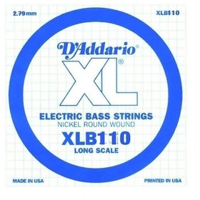 Resim Daddario XLB110 Bas Gitar Tek Tel | E-(Mi) 0.110 İnç XL Nickel Wound 
