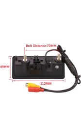 Resim Volkswagen Jetta Mk6 2011/2018 - Tiguan Mk2 Uyumlu Geri Görüş Kamerası - Bagaj Açma Kolu Tipi, Hd Geniş Açı, RCD330 Plus Destekli 
