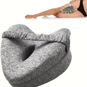 Resim Yan Uyuyanlar İçin Ergonomik Hafif Yastık - Ayak Desteği Yastığı, Ayarlanabilir Kayış, Çıkarılabilir ve Yıkanabilir Kılıf, Omurga Düzenlemesi, Sırt Ağrısını Giderir, Yan Uyuyanlar İçin Mükemmel 
