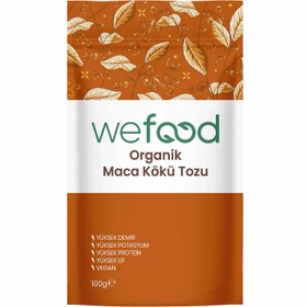 Resim WEFOOD Organik Maca Tozu 100g (Maka Tozu) 