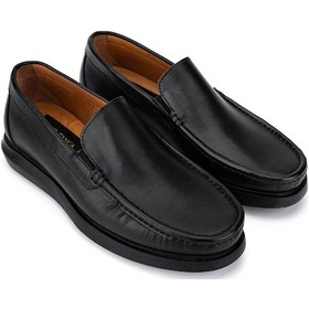 Resim Tamer Tanca Erkek Hakiki Deri Siyah Loafer Ayakkabı 478 A14801 Erk Ayk Sk25-26 Sıyah Siyah 