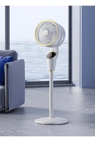 Resim TECHNOMEN Yeni Model Fan Ayarlanabilir Hareketli Kumandalı Sessiz Vantilatör Güçlü Hava Soğutucu Klima 