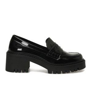 Resim Butigo 24K-894 5PR Siyah Kadın Oxford Ayakkabı 