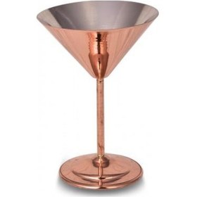 Resim Turna Bakır Martini Kadeh Düz 250 ML Kırmızı Turna0459-1 