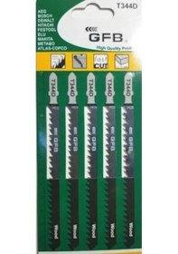 Resim Gfb Ahşap Dekupaj Ağzı T344-D Uzun- 5'Li Paket-2243 