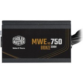 Resim Cooler Master Mwe V3 750W 80+ Bronze Atx 3.1 120MM Fanlı Psu 