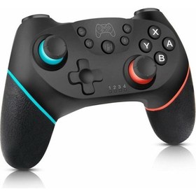 Resim Leyan Creation Anahtar Konsolu Için Ns-Switch Pro Gamepad Kablosuz Bluetooth Gamepad Oyun Joystick Denetleyicisi 