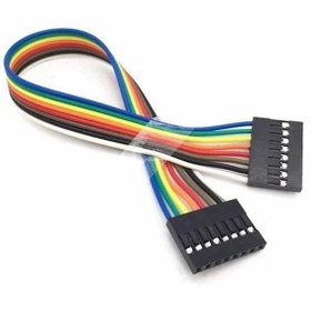 Resim 8 PİN 0,25MM KABLOLU DUPONT KABLO 20CM - ÇİFT TARAFLI 