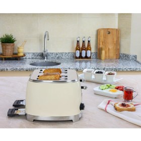 Resim Zilan ZLN1214 | Retro Ekmek Kızartma Makinesi | 6 Kademeli | Buz Çözme | Yeniden Isıtma | 1500W 