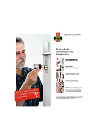 Resim Şifreli Kapı Kilidi Herçeşit Daire Çelik Kapısına Uyumludur. 