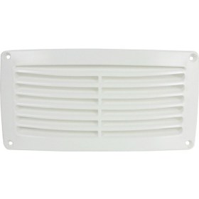Resim Plastik Izgara Havalandırma. Beyaz Ebat 206X106Mm Mm 
