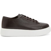 Resim Network Acı Kahve Kadın Deri Sneaker 