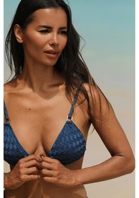 Resim Amarelle Olympos Petrol Mavisi Dolgusuz Toparlayıcı Bikini Takım Petrol Mavisi 