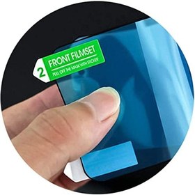 Resim Nevarium Samsung Galaxy Note 20 Uyumlu Ekran Koruyucu Kavisli Polymer Cam Tam Kaplayan 