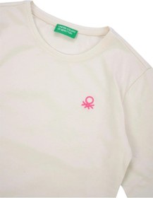 Resim Kız Çocuk Sweatshirt Ben.g21576 Ekru 