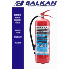 Resim Balkan Ticaret 6kgtozlu Yangın Tüpü 