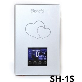 Resim shofbi Akıllı Dijital Sıcaklık Ayarlı Şofben Sh-1s Gümüş Kalp 