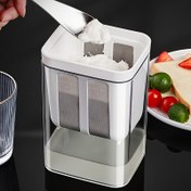 Resim Ultra İnce Gözenekli Süzgeç ve Tazelik Saklama Kutusu ile DIY Yunan Yoğurt Yapma Kiti - Ev ve Restoran Kullanımı İçin Mükemmel 