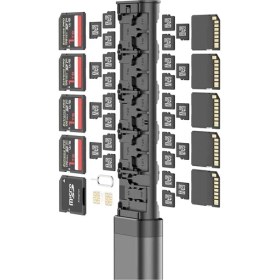 Resim Microsd Için Alaşımlı Hafıza Kartı Depolama Çubuğu - Tam Sd ve Nano Sim Düzenleyici DC536CB 