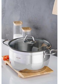 Resim Acar Karat 24 CM Derin Çelik Tencere 16463 