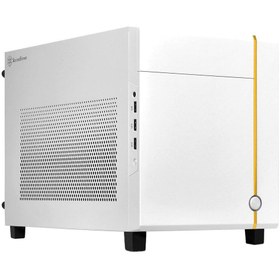 Resim SilverStone Sugo Sg14 White Tam Boy Ekran Kartı + 240mm Sıvı Soğutma Destekli Mini Itx Beyaz Performans Kasası 