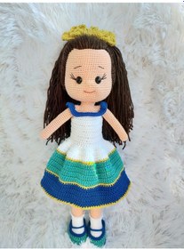 Resim Amigurumi Organik Oyuncak Bebek 23 