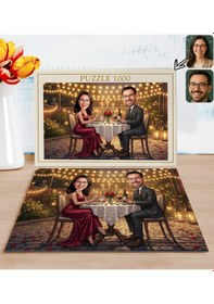 Resim Bk Gift Kişiye Özel Sevgili Karikatürlü 1000 Parça Profesyonel Puzzle-9, 1000 Puzzle, Sevgililer Günü Hediyesi, Sevgiliye Hediye Kobitmeyencom36179 Bk 