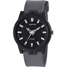 Resim Captiva 30 Mt Suya Dayanıklı Analog Silikon Kordonlu Çoçuk Kol Saati Cp.yn.25.25 Siyah 