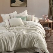 Resim Sarev Mood Comfort Lena Çift Kişilik Bej Nevresim Takımı 200x220cm 