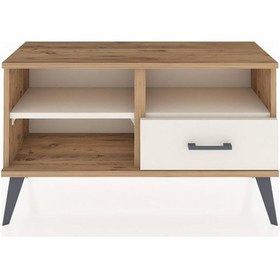 Resim Arges Şifonyer 2 Raflı Tek Çekmeceli 88x30x48 Çam-aytaşı Aytaşı 