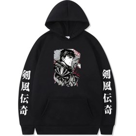 Resim GALASHOP Berserk Hoodie Manga Baskılı Hoodie 
