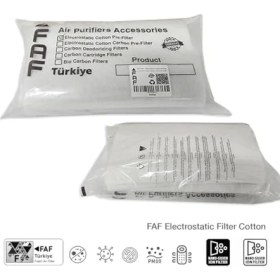 Resim Daisy Home Faf Fresh Air Filter 10 Pcs Electrostatic Dust Trap Pre-Filter For Bosh Purifier Serisi Hava Temizleyici Filtre Üstü Elektrostatik Toz Tutucu Koruyucu ( 2000) 