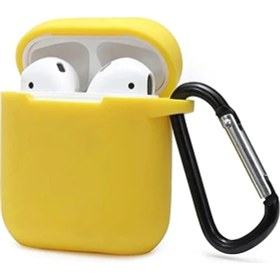 Resim Paradise Sda Airpods 2 (2.nesil) Sert Silikon Kılıf - Sarı 4523 
