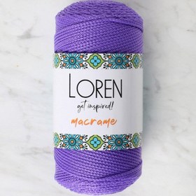 Resim Loren Macrame Mor El Örgü İpi - RM 0141 - 34346 