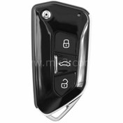 Resim EBG İSTANBUL Sustalı 3 Butonlu Akıllı Kodlanabilir Oto Kumanda Volkswagen Yeni Tipi (433 Mhz) FrekaS 