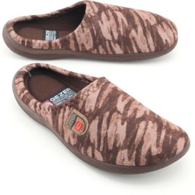 Resim Gezer Erkek Kışlık PU Rahat Taban Ev Bahçe Gondol Terlik 