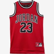 Resim Jordan 23 Jersey Çocuk Kırmızı Kolsuz T-Shirt 