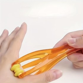 Resim Parmak Masaj Aleti - Ergonomik El Tipi Tasarım, Basınç ve Kas Gerginliği İçin Dayanıklı Plastik Taşınabilir Stres Aracı, Ofis Çalışanlar, Sporcular, Öğrenciler için Rahatlama Yardımcısı, Kompakt Masaj Cihazı, Pürüzsüz Yüzey, Kendinden Masaj Aparatı, Sporcu İyileşme 