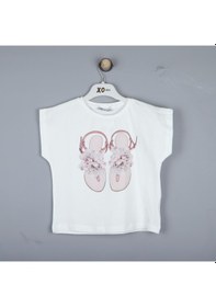 Resim Xo Kids P-003359 Bes 9490 Kız Bluz 6-14 Yaş Ekru 