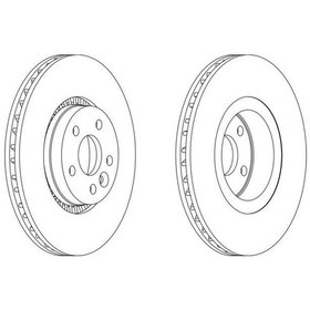 Resim FERODO DDF1607C-1 FREN DİSKİ ÖN ADET SMAX 10-VOLVO S60 10- S80 07 