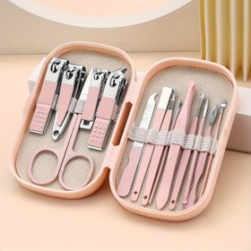 Resim 14 adet/8 adet Mini Plastik Kutulu Tırnak Makası Seti, Gelişmiş Paslanmaz Çelik Tırnak Makası Seti, Taşınabilir Manikür Seti, Tırnak Törpüsü ile, Manikür ve Manikür Araçları, Erkekler ve Kadınlar için İdeal Hediyeler, Noel Hediyeleri 